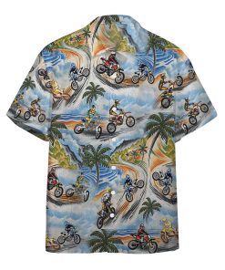 Gearhumans 3D Motocross Hawaii Shirt