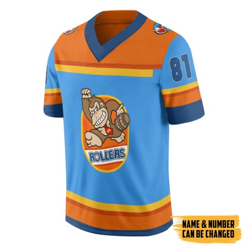 Gearhumans 3D Donkey Kong Rollers Custom Name Custom Number Jersey