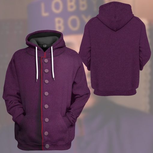 Gearhumans 3D The Grand Budapest Hotel Lobby Boy Custom Hoodie Apparel - Image 10