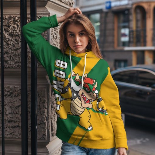 Gearhumans 3D Happy Bowser Custom Hoodie Tshirt Apparel - Image 9