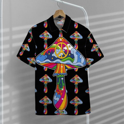 Gearhumans 3D Hippie Mushroom Hawaiian Shirt 6 Gearhumans 3D Hippie Mushroom Hawaiian Shirt - Image 6