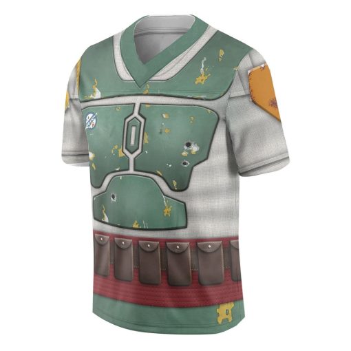 Gearhumans 3D Boba Fett Fighting Hockey Version Custom Jersey