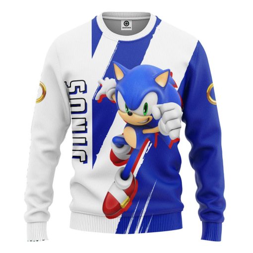Gearhumans 3D STH Sonic Custom Tshirt Hoodie Apparel - Image 2