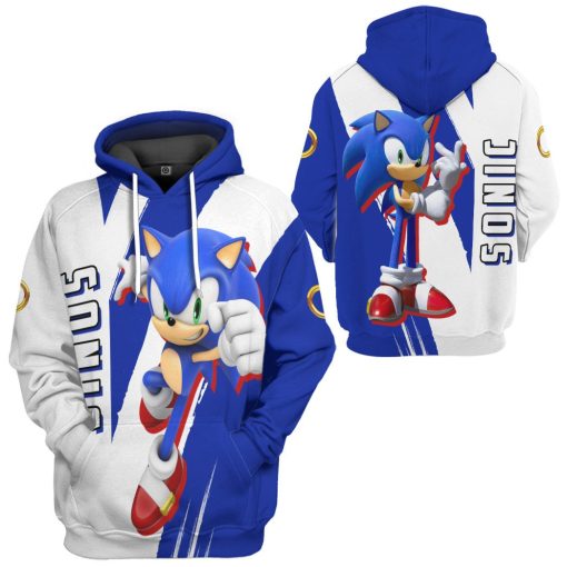 Gearhumans 3D STH Sonic Custom Tshirt Hoodie Apparel - Image 5