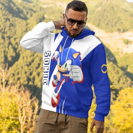 Gearhumans 3D STH Sonic Custom Tshirt Hoodie Apparel - Image 12