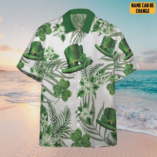 Gearhumans 3D Erin Go Braugh Ireland Green Hat and Shamrock Custom Name Hawaiian Shirt 6 Gearhumans 3D Erin Go Braugh Ireland Green Hat and Shamrock Custom Name Hawaiian Shirt - Image 6