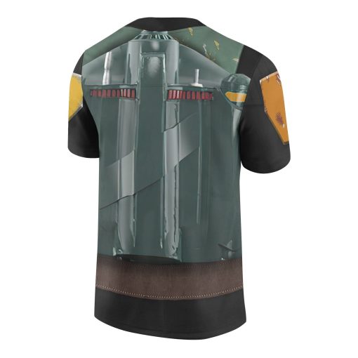 Gearhumans 3D Boba Fett In The Black Mandu Hockey Version Custom Jersey - Image 2
