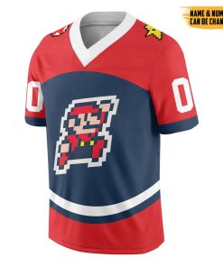 Gearhumans 3D Mario Custom Name Custom Number Jersey