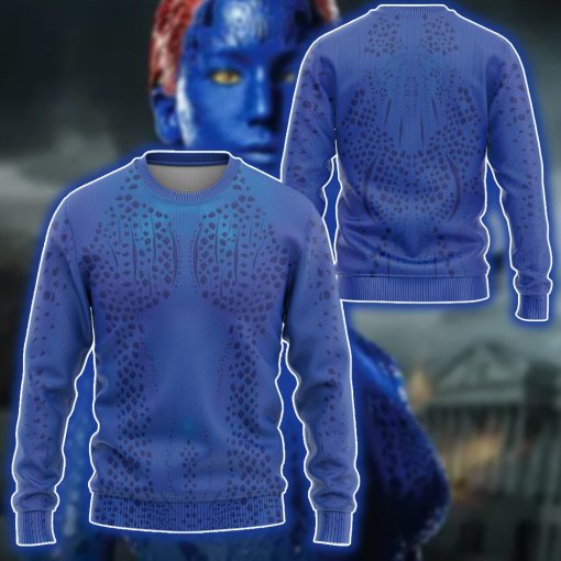 Gearhumans 3D Mystique Cosplay Tshirt Hoodie Apparel