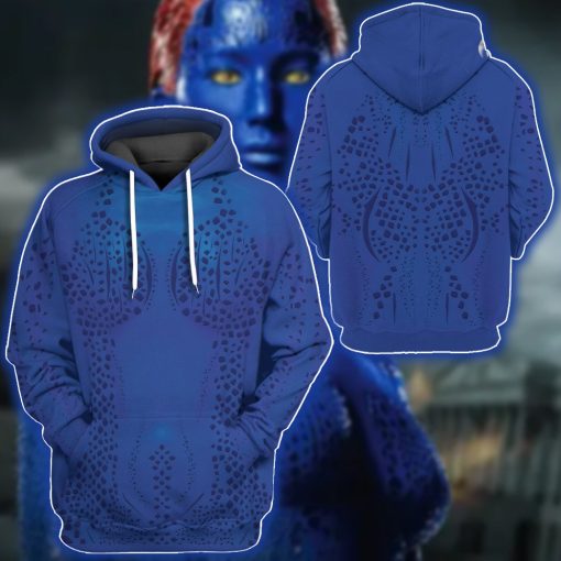 Gearhumans 3D Mystique Cosplay Tshirt Hoodie Apparel