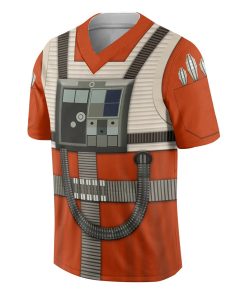 Gearhumans 3D SW Rebel Pilot Custom Football Jersey