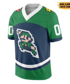 Gearhumans 3D Luigi Custom Name Custom Number Football Jersey