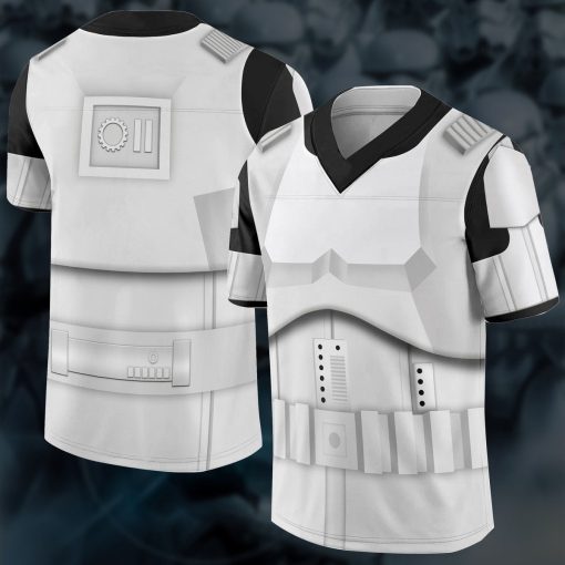 Gearhumans 3D SW Stormtrooper Custom Football Jersey