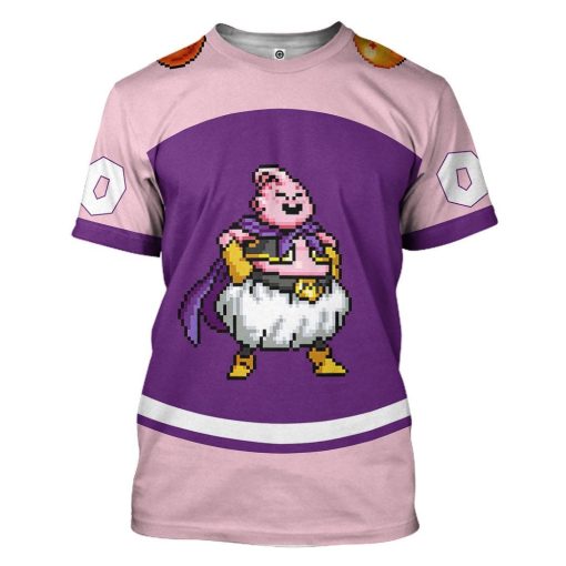 Gearhumans 3D DBZ Majin Buu Custom Name Custom Number Tshirt Hoodie Apparel - Image 15