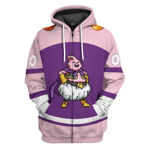 Gearhumans 3D DBZ Majin Buu Custom Name Custom Number Tshirt Hoodie Apparel - Image 16