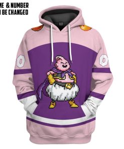 Gearhumans 3D DBZ Majin Buu Custom Name Custom Number Tshirt Hoodie Apparel