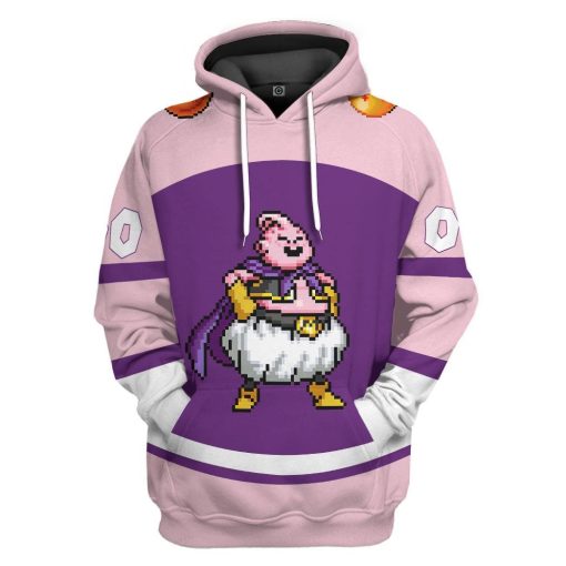 Gearhumans 3D DBZ Majin Buu Custom Name Custom Number Tshirt Hoodie Apparel - Image 14