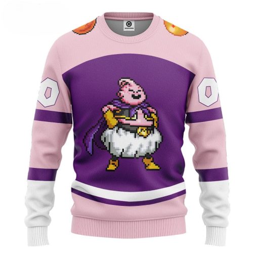 Gearhumans 3D DBZ Majin Buu Custom Name Custom Number Tshirt Hoodie Apparel - Image 13