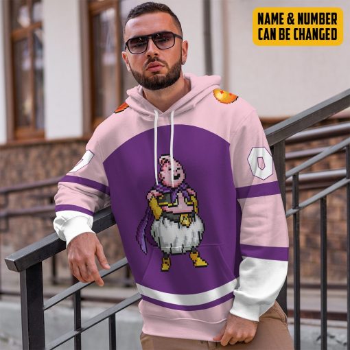 Gearhumans 3D DBZ Majin Buu Custom Name Custom Number Tshirt Hoodie Apparel - Image 12