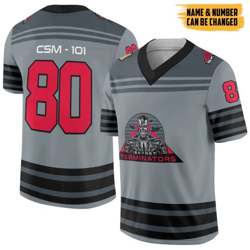 Gearhumans 3D Terminators Custom Name Custom Number Jersey