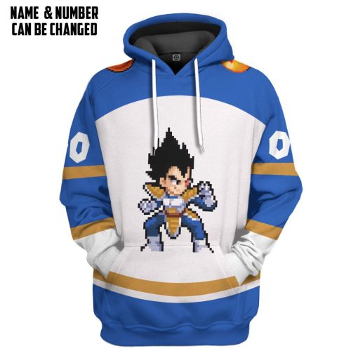 Gearhumans 3D DBZ Vegeta Custom Name Custom Number Tshirt Hoodie Apparel 1 Gearhumans 3D DBZ Vegeta Custom Name Custom Number Tshirt Hoodie Apparel