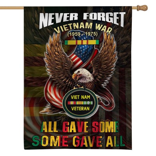 Gearhumans 3D Vietnam Veteran Flag Custom Flag