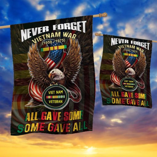 Gearhumans 3D Vietnam Veteran Flag Custom Flag