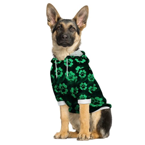 Gearhumans 3D Happy ST Patrick Day Custom Dog Hoodie - Image 2