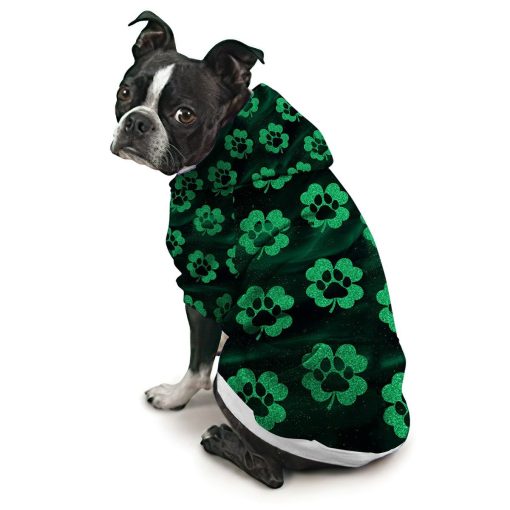 Gearhumans 3D Happy ST Patrick Day Custom Dog Hoodie - Image 3