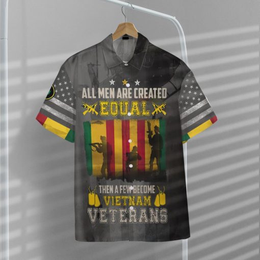 Gearhumans 3D All Men Are Created Equal Then A Few Become Vietnam Veterans Custom Hawaiian Shirt - Image 7