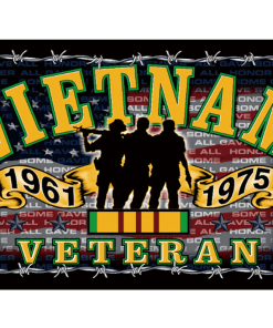 Gearhumans 3D I am Vietnam Veteran Custom Doormat