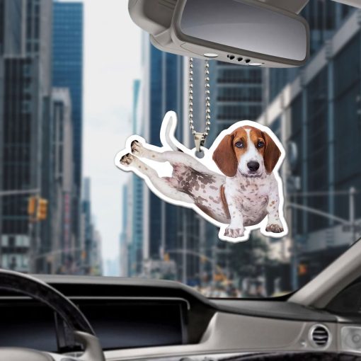 Gearhumans 3D Yoga Bealge Side Crow Pose Custom Car Hanging