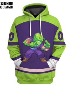 Gearhumans 3D DBZ Piccolo Custom Name Custom Number Tshirt Hoodie Apparel