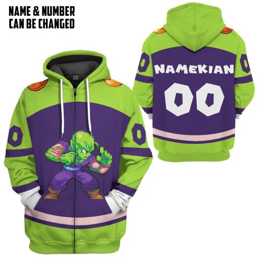 Gearhumans 3D DBZ Piccolo Custom Name Custom Number Tshirt Hoodie Apparel - Image 8