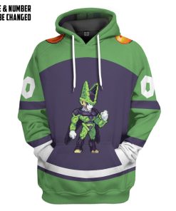Gearhumans 3D DBZ Cell Custom Name Custom Number Tshirt Hoodie Apparel