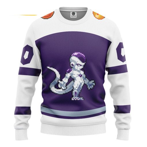 Gearhumans 3D DBZ Frieza Custom Name Custom Number Tshirt Hoodie Apparel - Image 14