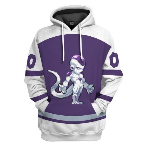 Gearhumans 3D DBZ Frieza Custom Name Custom Number Tshirt Hoodie Apparel - Image 13