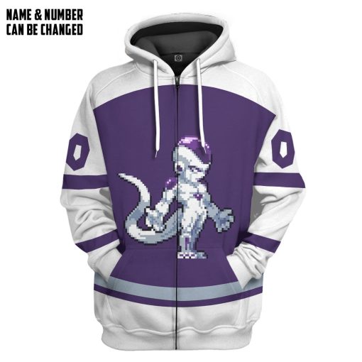 Gearhumans 3D DBZ Frieza Custom Name Custom Number Tshirt Hoodie Apparel - Image 4