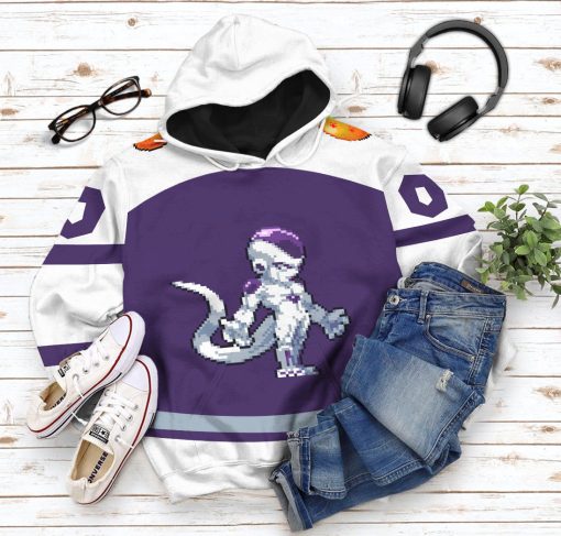 Gearhumans 3D DBZ Frieza Custom Name Custom Number Tshirt Hoodie Apparel - Image 11