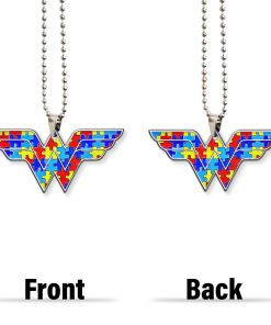 Gearhumans 3D Wonder Hero Autism Awareness Custom Car Hanging