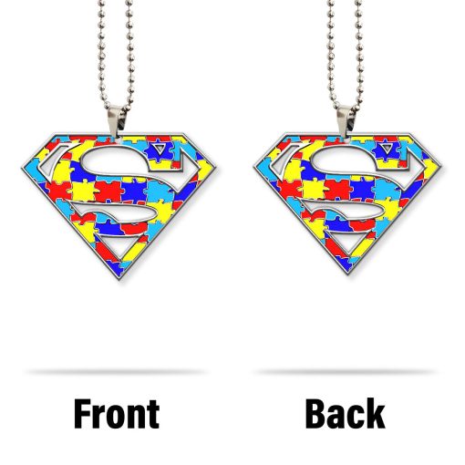 Gearhumans 3D Super Hero Autism Awareness Custom Car Hanging