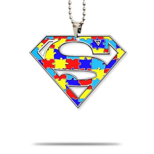 Gearhumans 3D Super Hero Autism Awareness Custom Car Hanging
