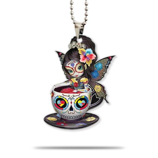 Gearhumans 3D Autism Awareness Girl Custom Car Hanging