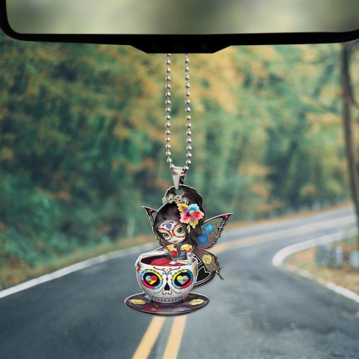 Gearhumans 3D Autism Awareness Girl Custom Car Hanging
