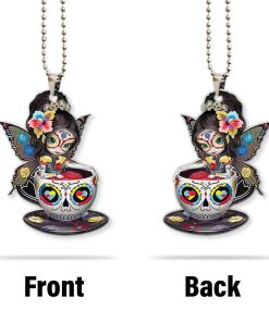 Gearhumans 3D Autism Awareness Girl Custom Car Hanging