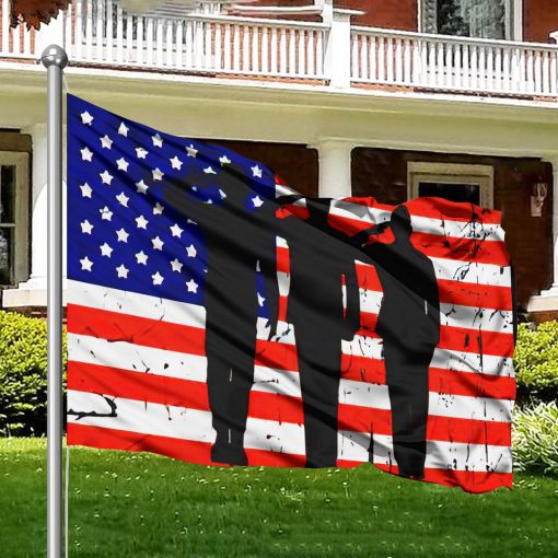 Gearhumans 3D Thank You For Your Service Custom Flag - Image 4