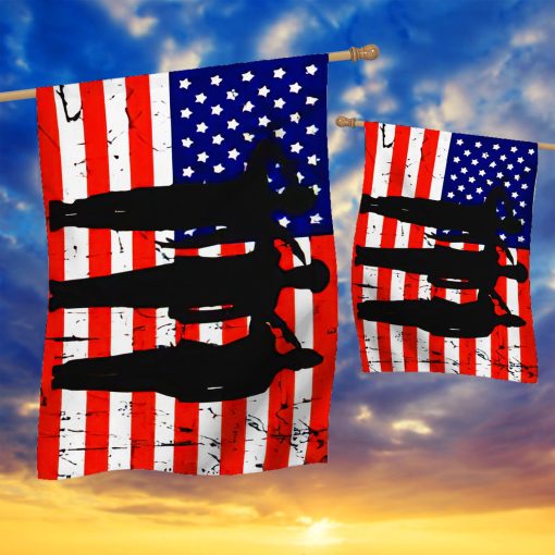 Gearhumans 3D Thank You For Your Service Custom Flag - Image 3