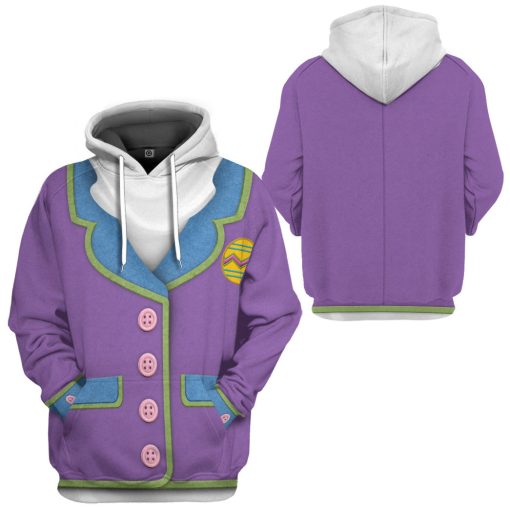 Gearhumans 3D RD Jr. Bunny Hops Cosplay Custom Tshirt Hoodie Apprael