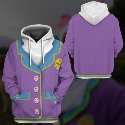 Gearhumans 3D RD Jr. Bunny Hops Cosplay Custom Tshirt Hoodie Apprael