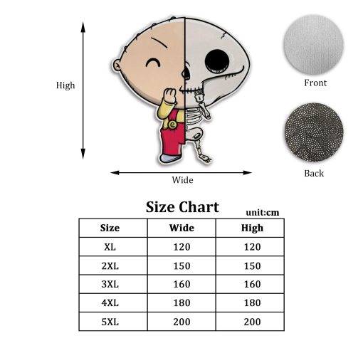 Gearhumans 3D Stewie Custom Shaped Doormat - Image 6